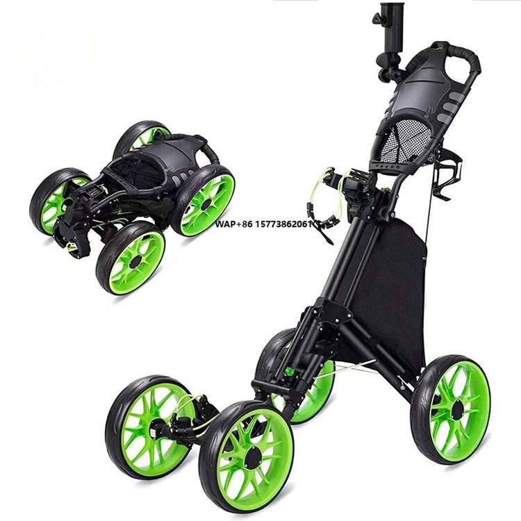 Golf Umbrella - Carrello da Golf Pieghevole a 4