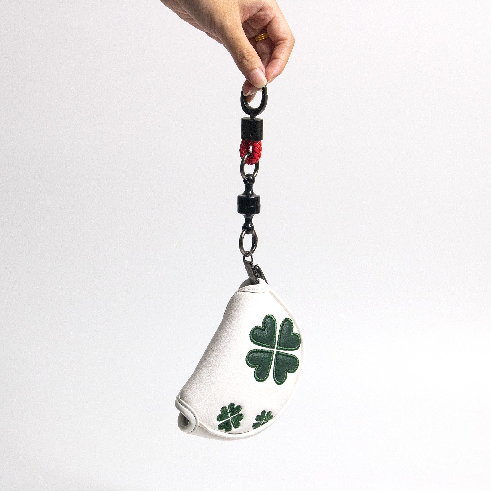 Golf Tees - Portachiavi con morsetto per copertura magnetica