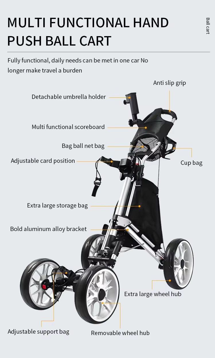 Carrello da Golf Pieghevole a  - Golf Umbrella recensione e prezzo